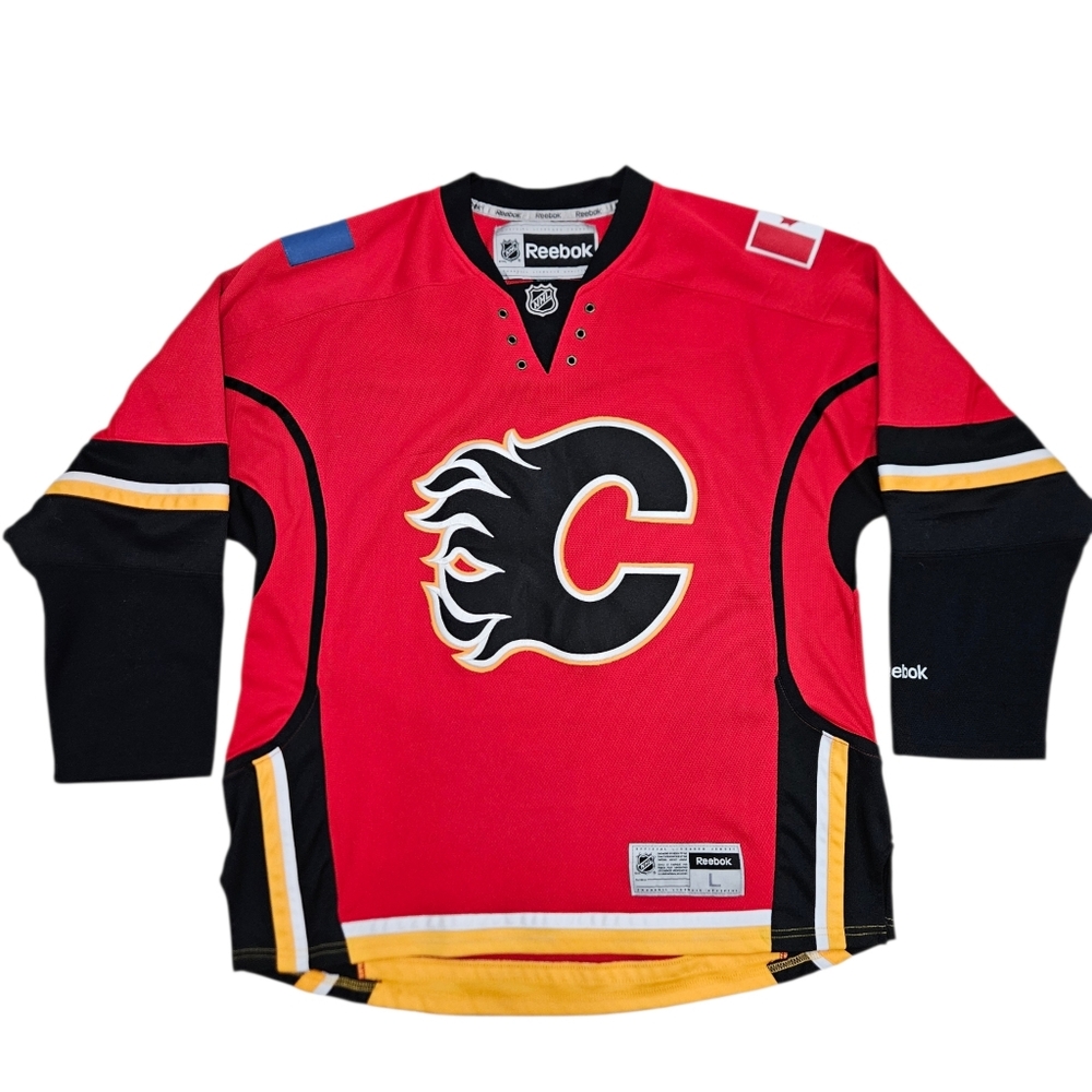 Calgary Flames Reebok Premier Jersey Size L